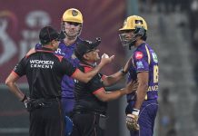 आयपीएल 2026: आंगकृष्ण रघुवंशीच्या वादग्रस्त 'फिल्डमध्ये अडथळा आणणारा' बाद केल्याने लखनौमध्ये नाट्य रंगले.